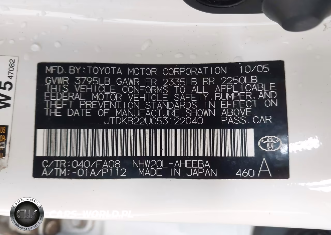 2005 Toyota Prius VIN:JTDKB22U053122040 - 9