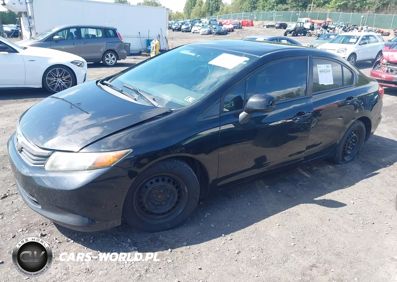 2012 Honda Civic Lx VIN:2HGFB2F50CH334405 - 2