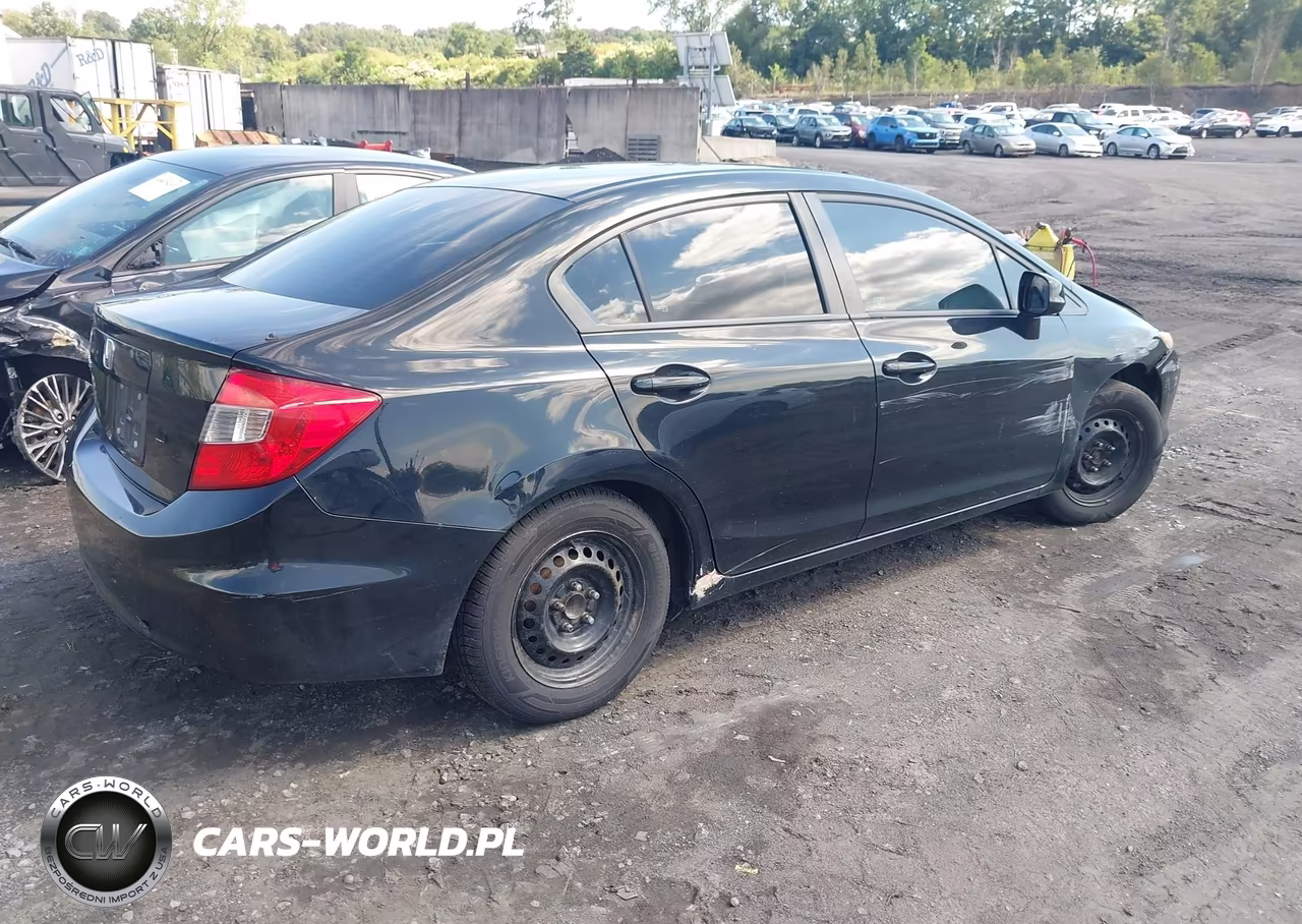 2012 Honda Civic Lx VIN:2HGFB2F50CH334405 - 4