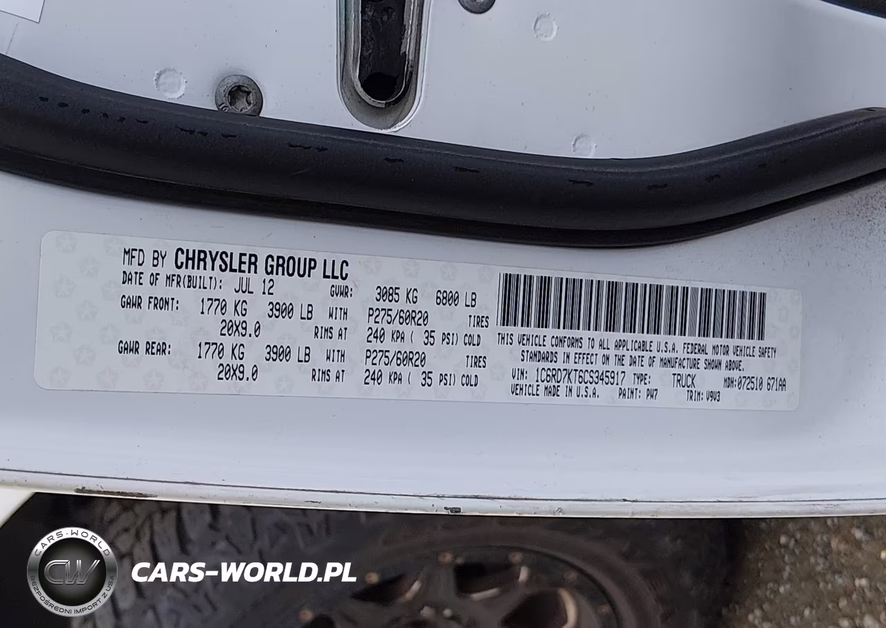 2012 Ram 1500 Express VIN:1C6RD7KT6CS345917 - 9