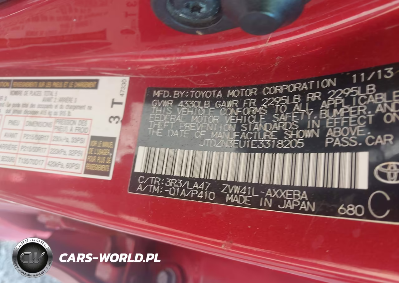 2014 Toyota Prius V Five VIN:JTDZN3EU1E3318205 - 9