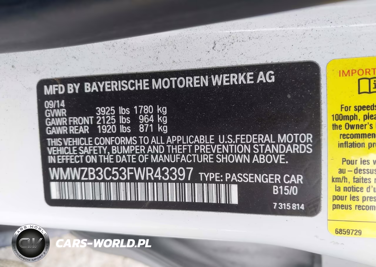 2015 Mini Countryman Cooper VIN:WMWZB3C53FWR43397 - 9