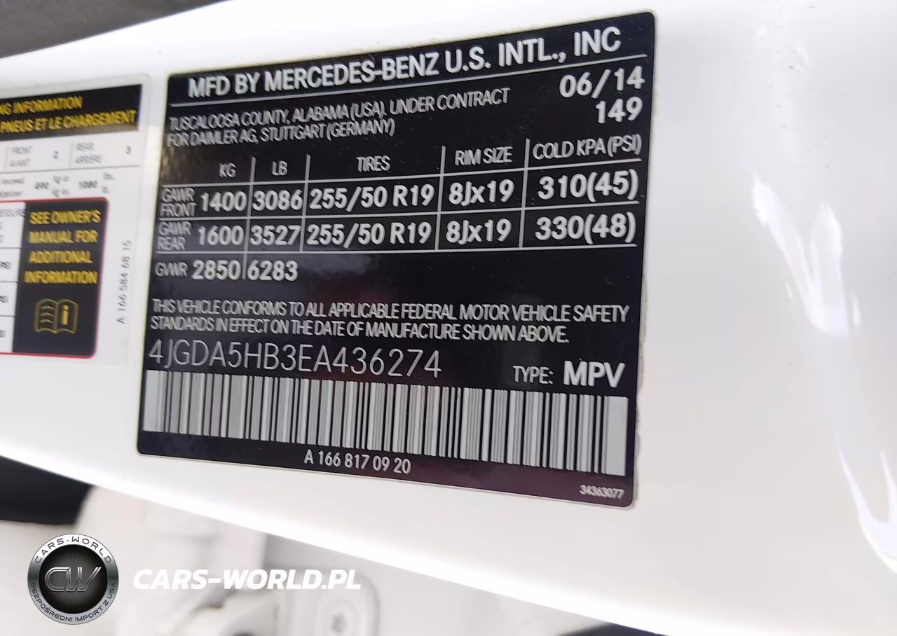 2014 Mercedes-Benz Ml 350 4Matic VIN:4JGDA5HB3EA436274 - 9