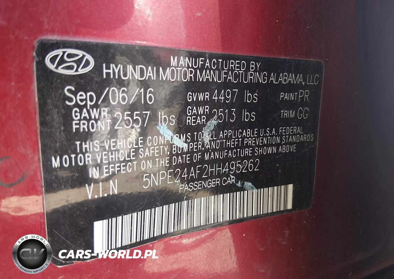 2017 Hyundai Sonata Se VIN:5NPE24AF2HH495262 - 9