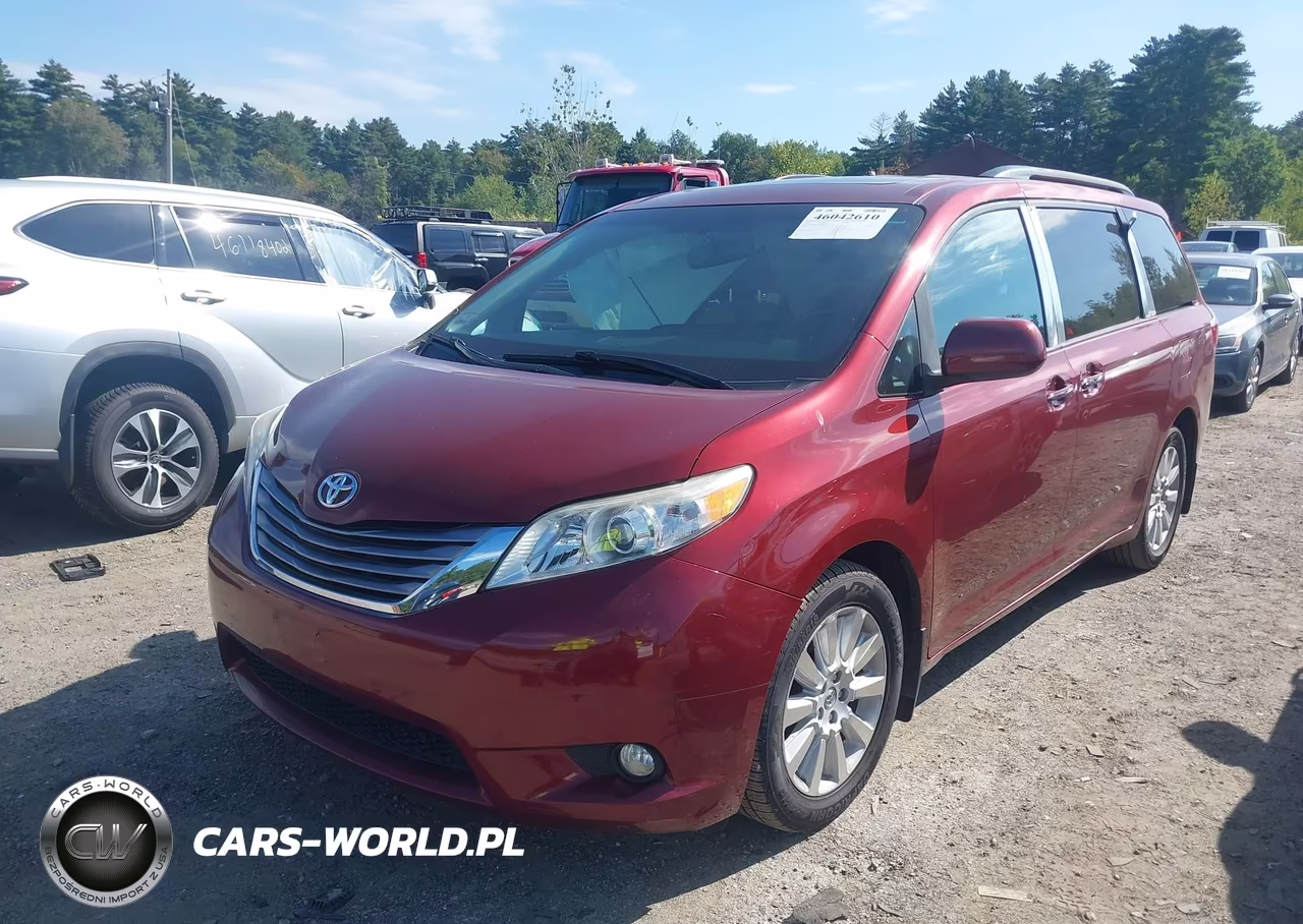 2015 Toyota Sienna Xle 7 Passenger VIN:5TDDK3DC2FS126660 - 2