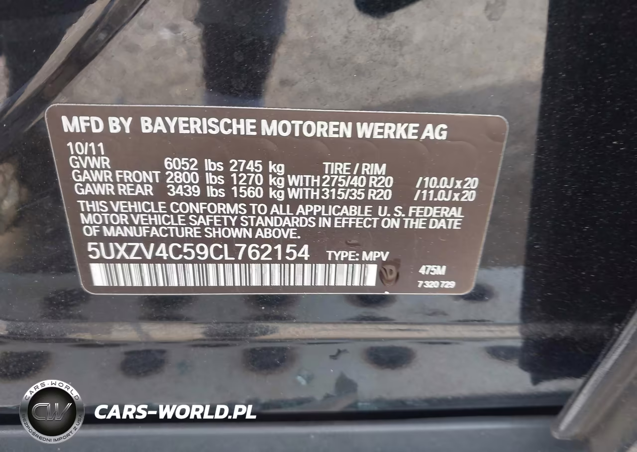 2012 BMW X5 xDrive35I-xDrive35I Premium-xDrive35I Sport Activity VIN:5UXZV4C59CL762154 - 9