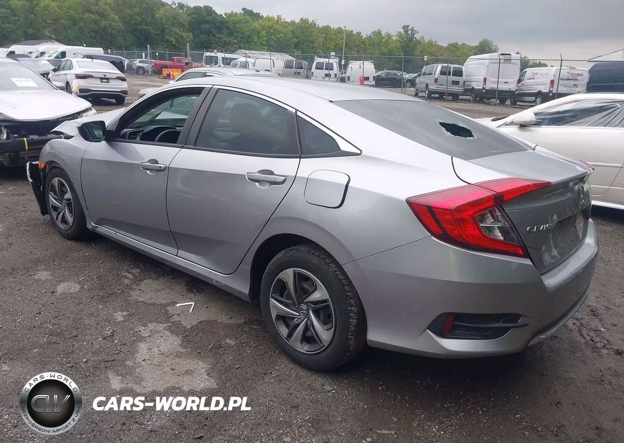 2020 Honda Civic Lx VIN:2HGFC2F6XLH597815 - 3