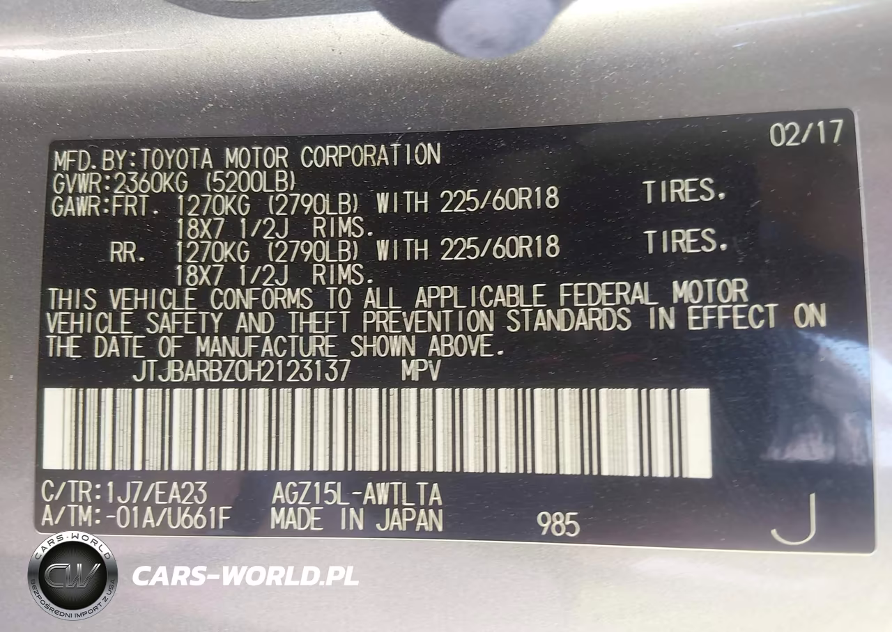 2017 Lexus Nx 200T VIN:JTJBARBZ0H2123137 - 9