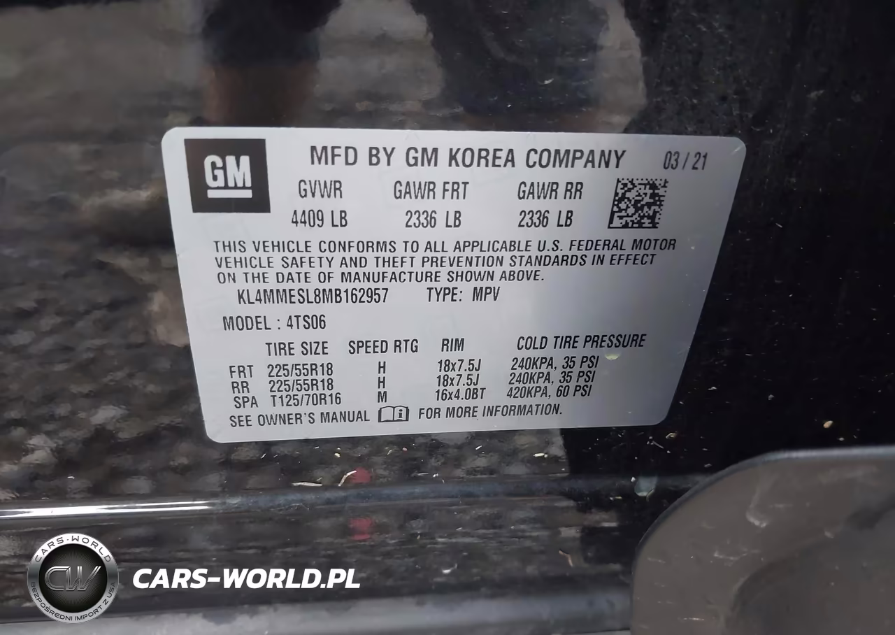 2021 Buick Encore Gx Awd Select VIN:KL4MMESL8MB162957 - 9