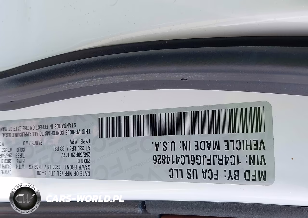 2020 Jeep Grand Cherokee Summit 4X4 VIN:1C4RJFJG6LC414826 - 9
