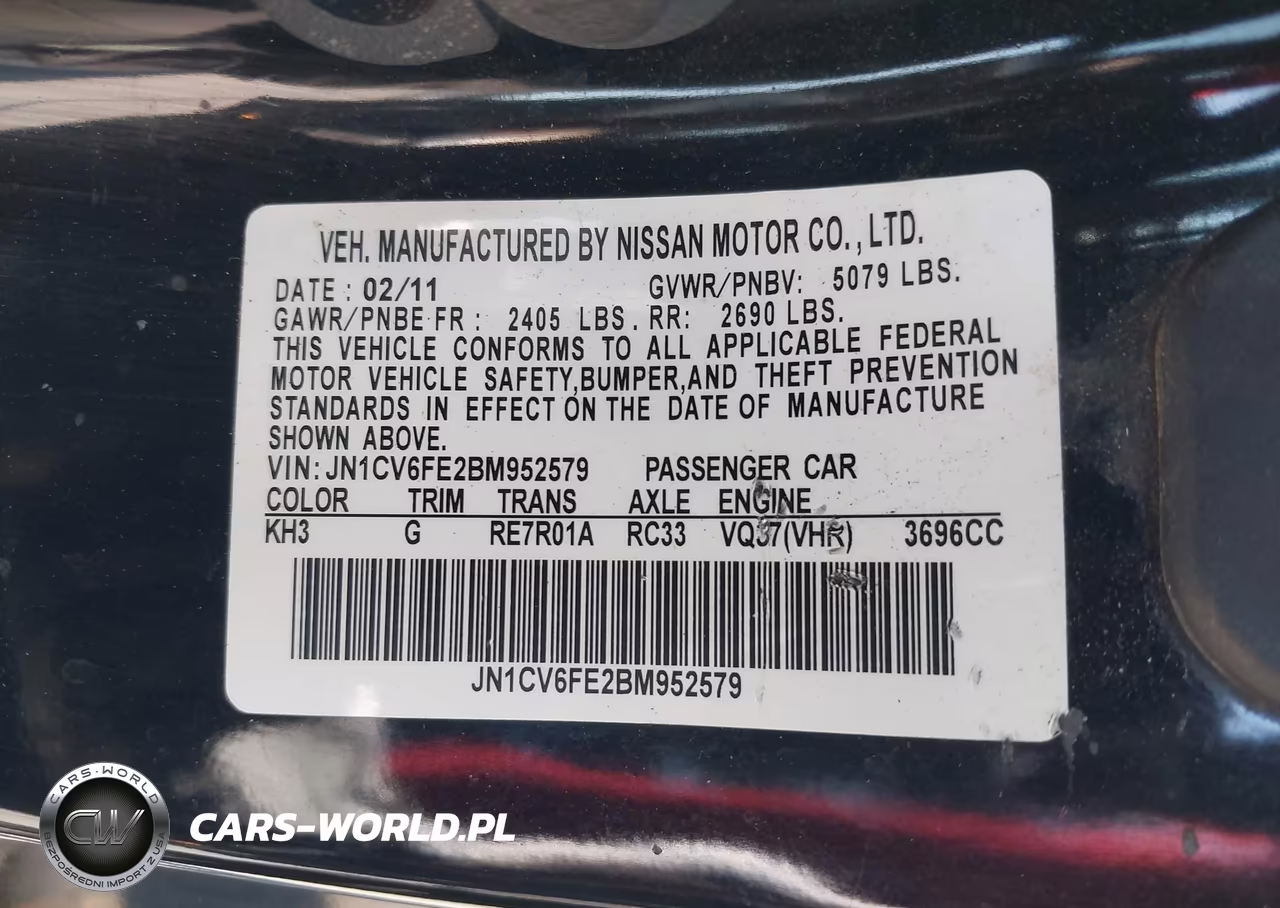 2011 Infiniti G37 VIN:JN1CV6FE2BM952579 - 9