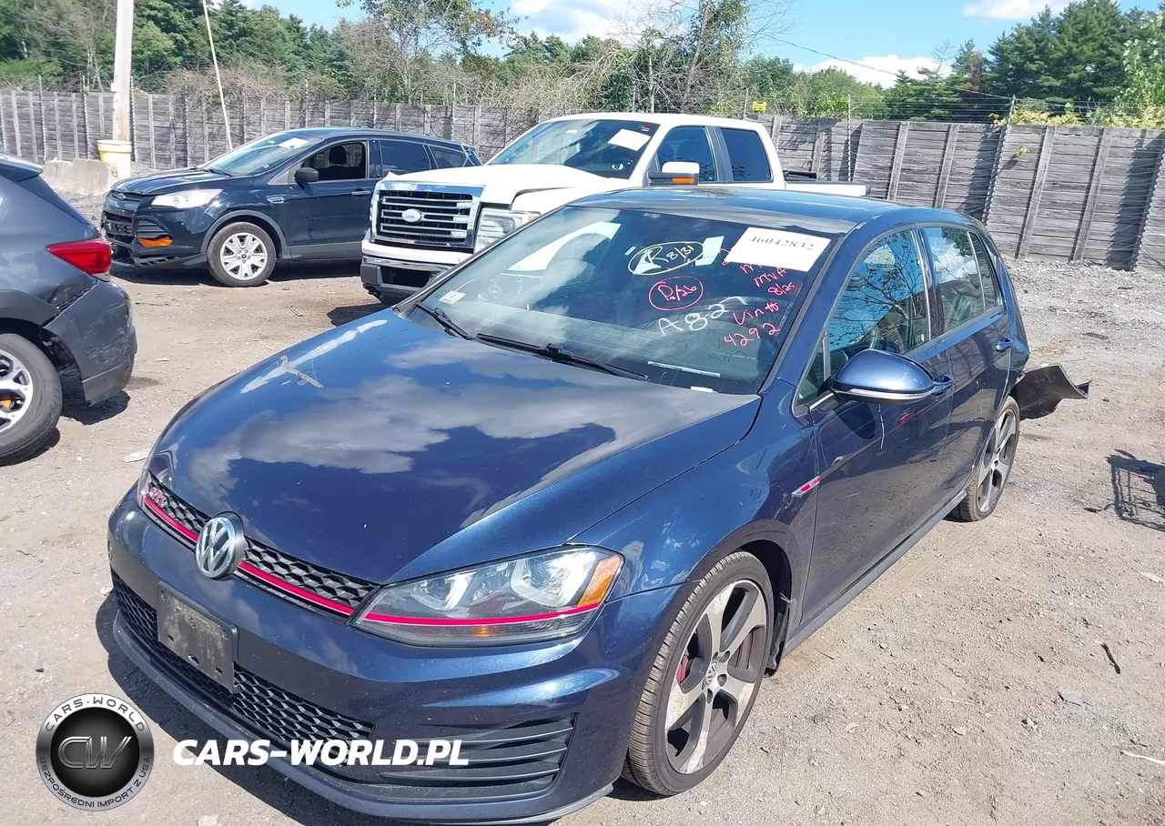 2017 Volkswagen Golf Gti Se 4-Door VIN:3VW547AUXHM004292 - 2