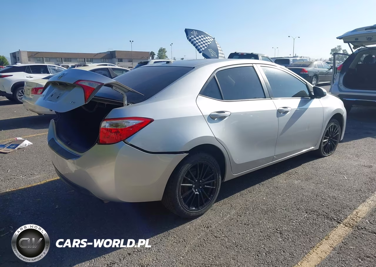 2014 Toyota Corolla Le Plus VIN:5YFBURHE7EP051655 - 4