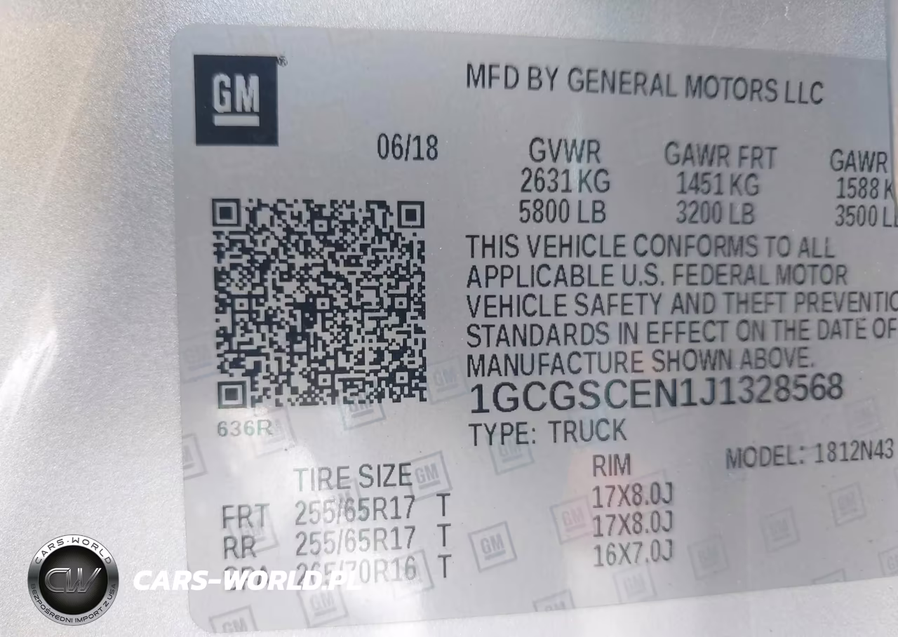 2018 Chevrolet Colorado Lt VIN:1GCGSCEN1J1328568 - 9