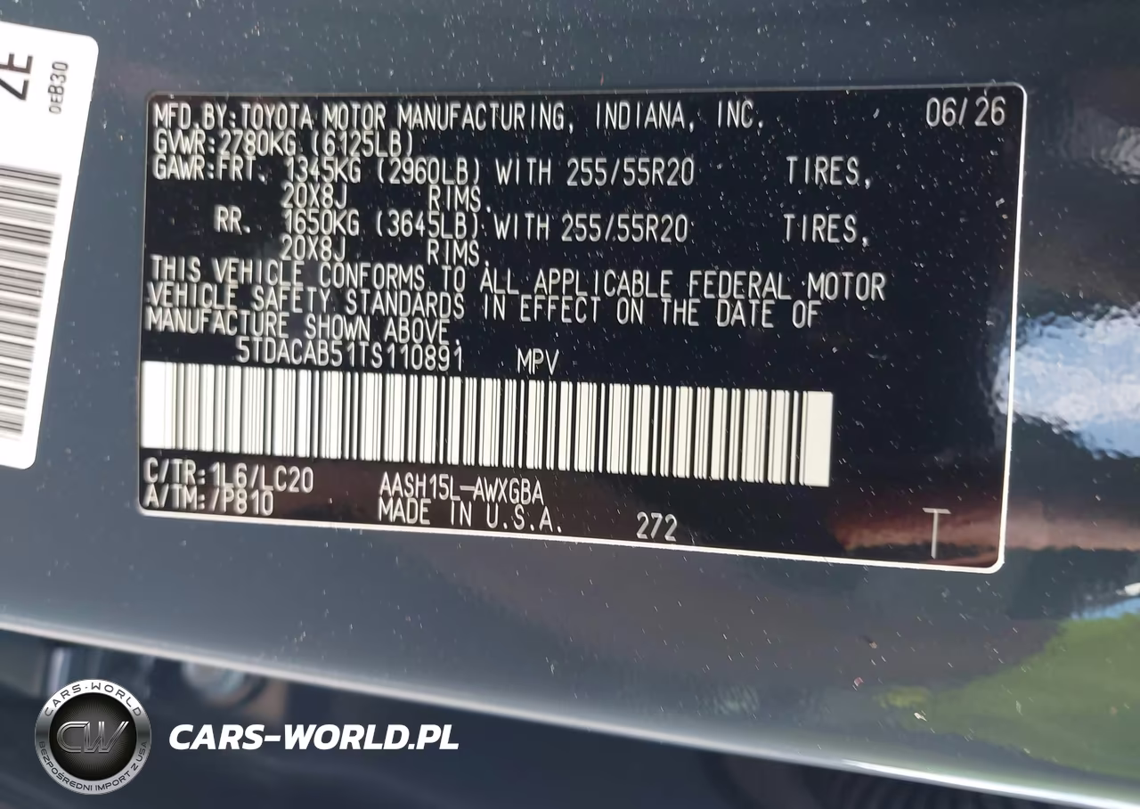 2026 Toyota Grand Highlander Hybrid Limited VIN:5TDACAB51TS110891 - 9