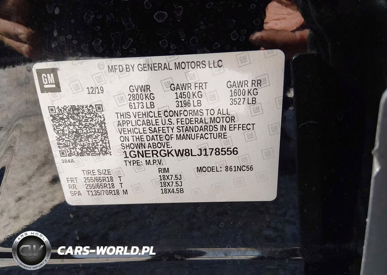 2020 Chevrolet Traverse Fwd Lt Cloth VIN:1GNERGKW8LJ178556 - 9
