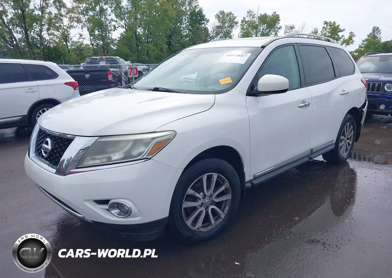 2014 Nissan Pathfinder Sl VIN:5N1AR2MM3EC722826 - 2