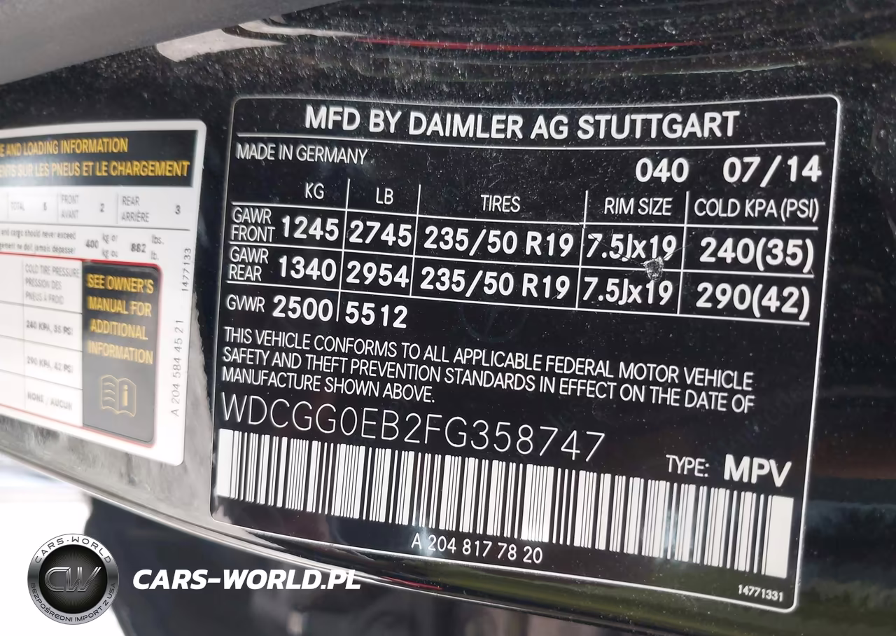 2015 Mercedes-Benz Glk 250 Bluetec 4Matic VIN:WDCGG0EB2FG358747 - 9
