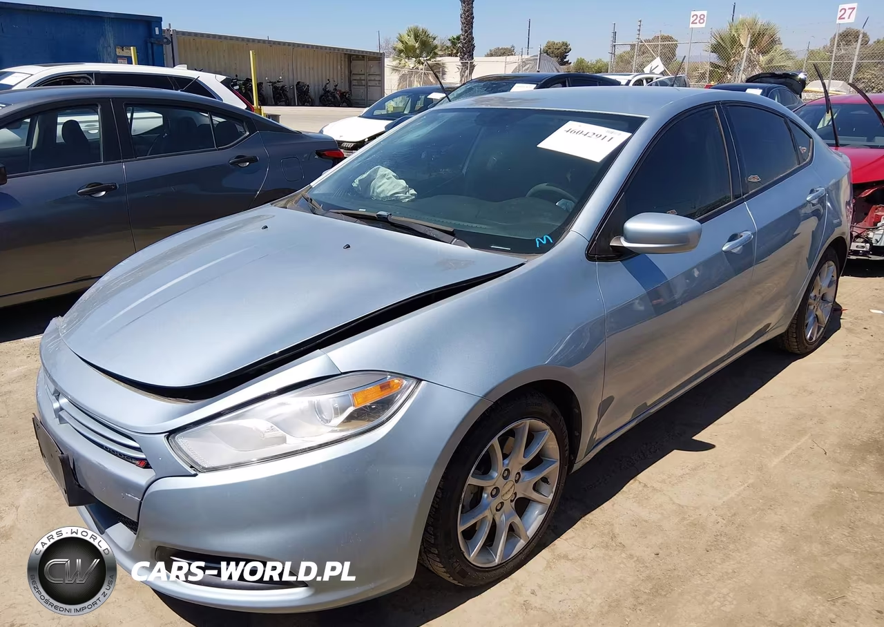 2013 Dodge Dart Sxt VIN:1C3CDFBA3DD238762 - 2