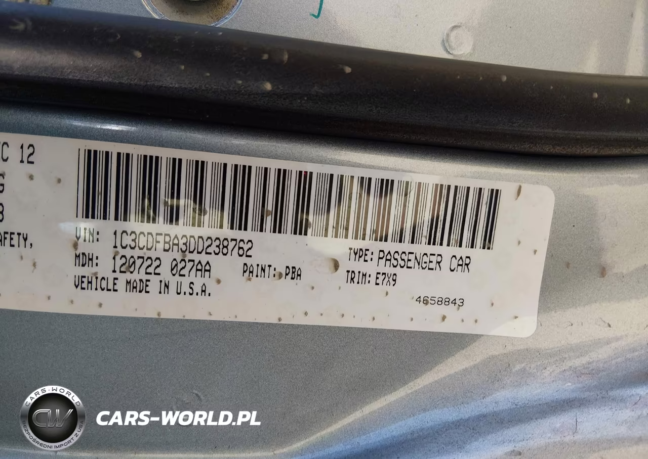 2013 Dodge Dart Sxt VIN:1C3CDFBA3DD238762 - 9