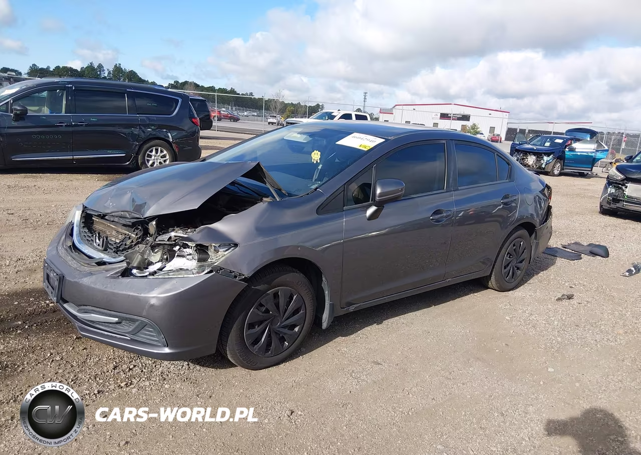 2015 Honda Civic Lx VIN:2HGFB2F57FH539627 - 2