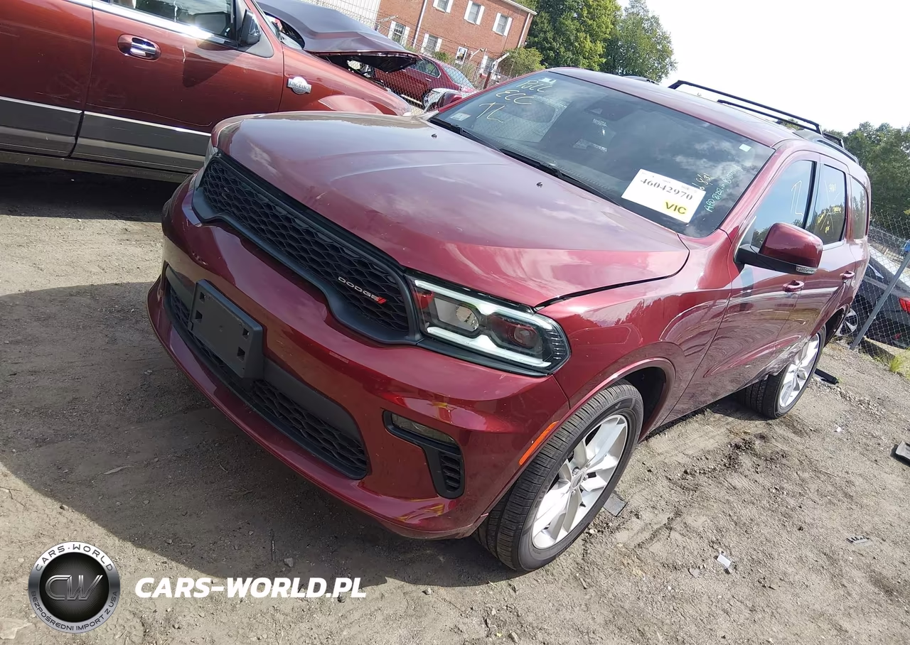 2022 Dodge Durango Gt Plus Awd VIN:1C4RDJDG5NC133108 - 2