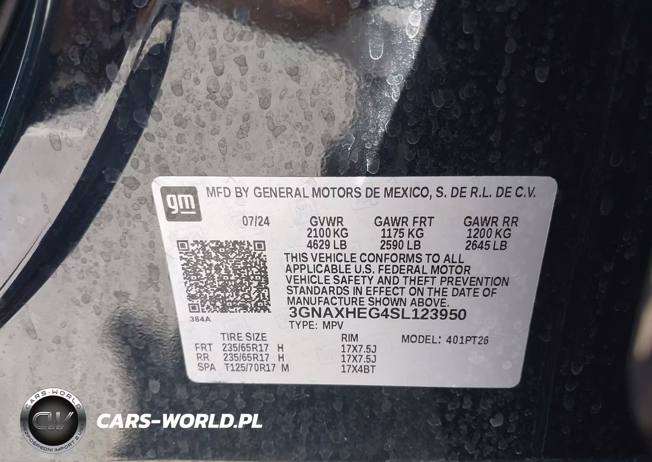 2025 Chevrolet Equinox Fwd Lt VIN:3GNAXHEG4SL123950 - 9