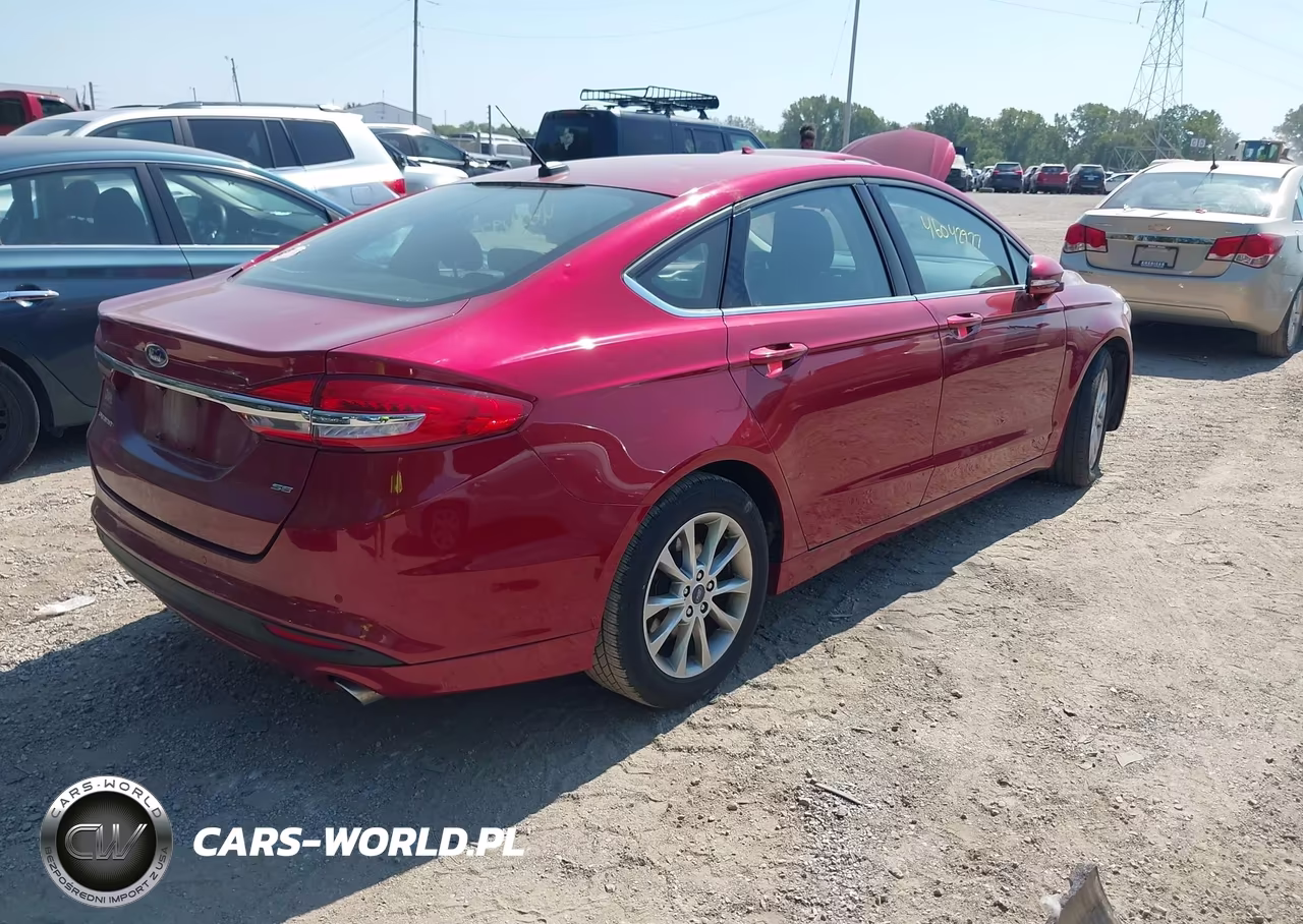 2017 Ford Fusion Se VIN:3FA6P0H76HR179718 - 4