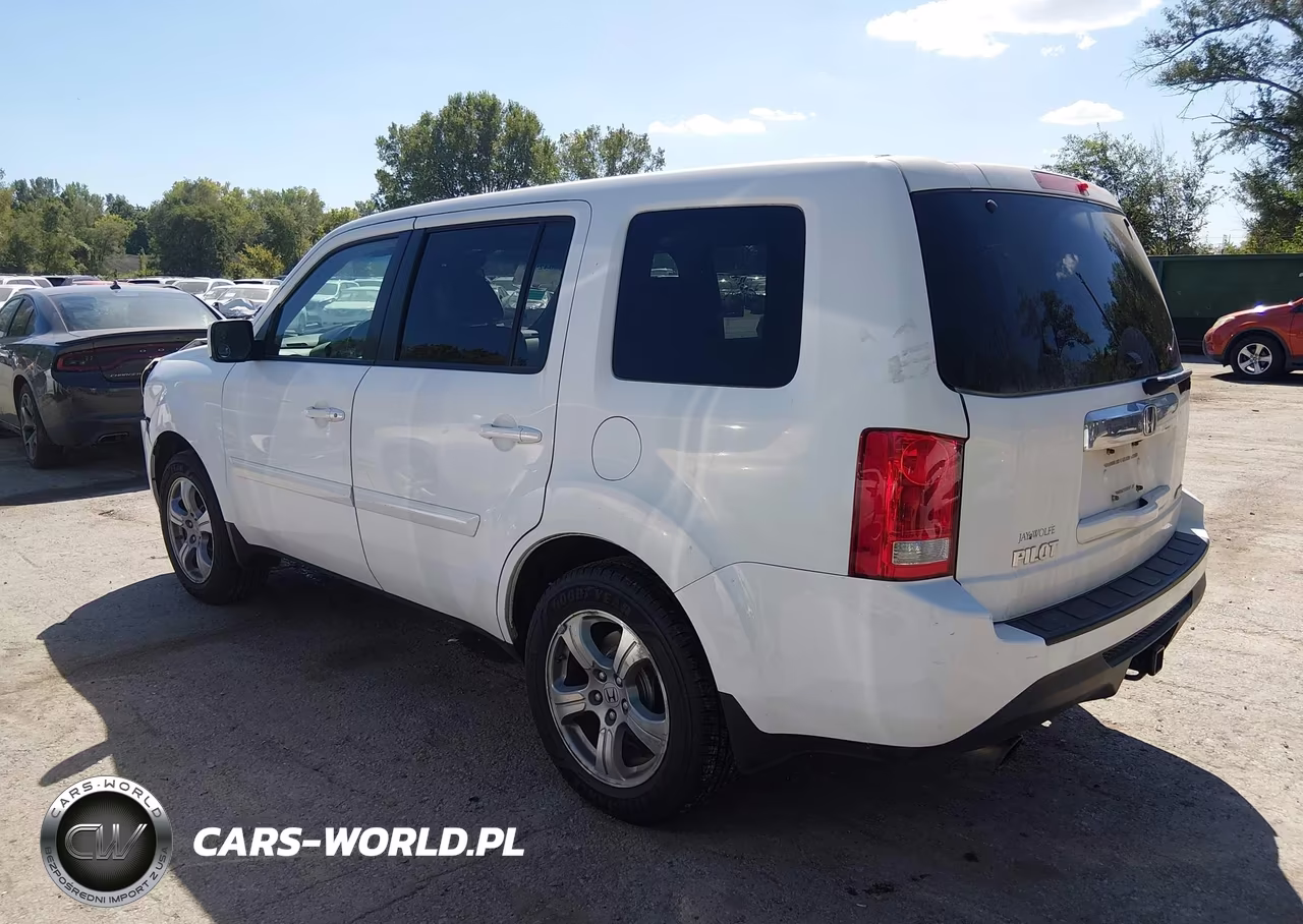 2012 Honda Pilot Ex-L VIN:5FNYF4H52CB058724 - 3