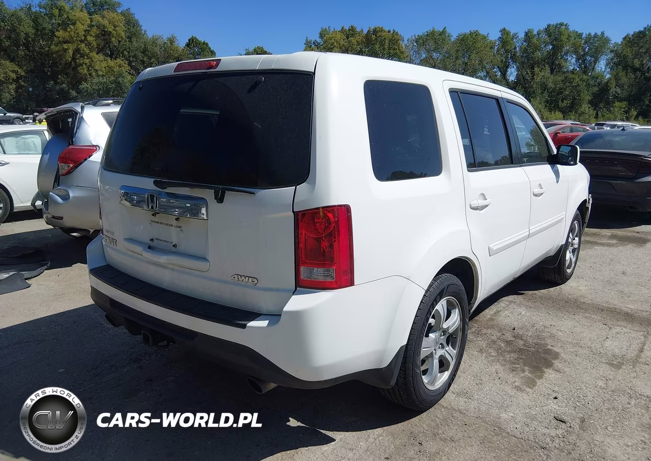 2012 Honda Pilot Ex-L VIN:5FNYF4H52CB058724 - 4