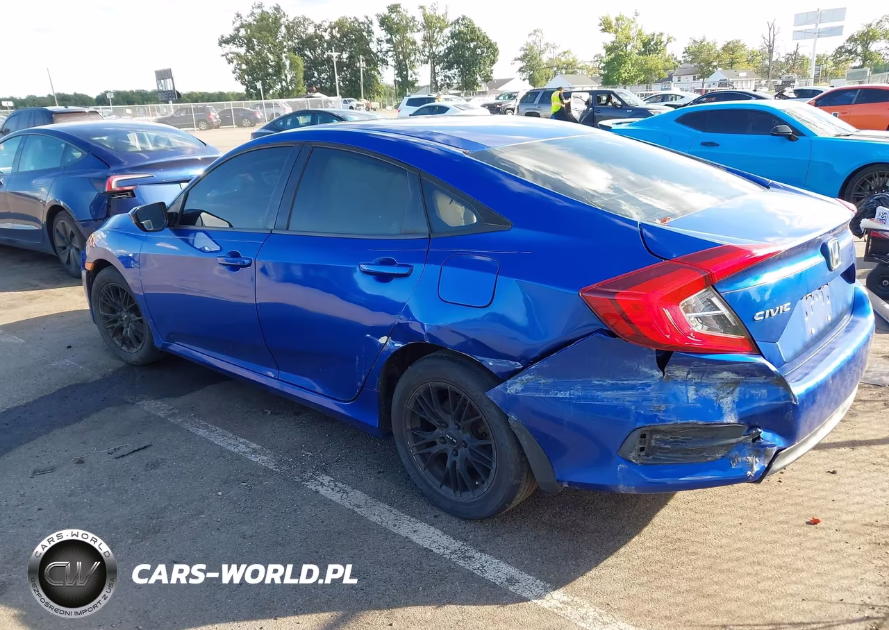 2017 Honda Civic Lx VIN:19XFC2F55HE047477 - 3
