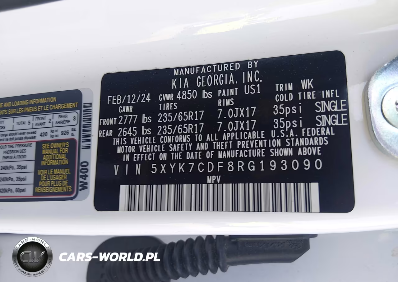 2024 Kia Sportage X-Pro VIN:5XYK7CDF8RG193090 - 9