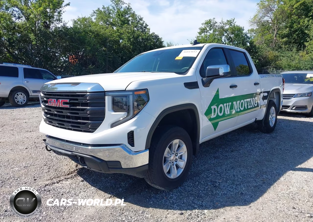 2024 GMC Sierra 1500 4Wd Short Box Pro VIN:3GTPUAEK2RG348426 - 2