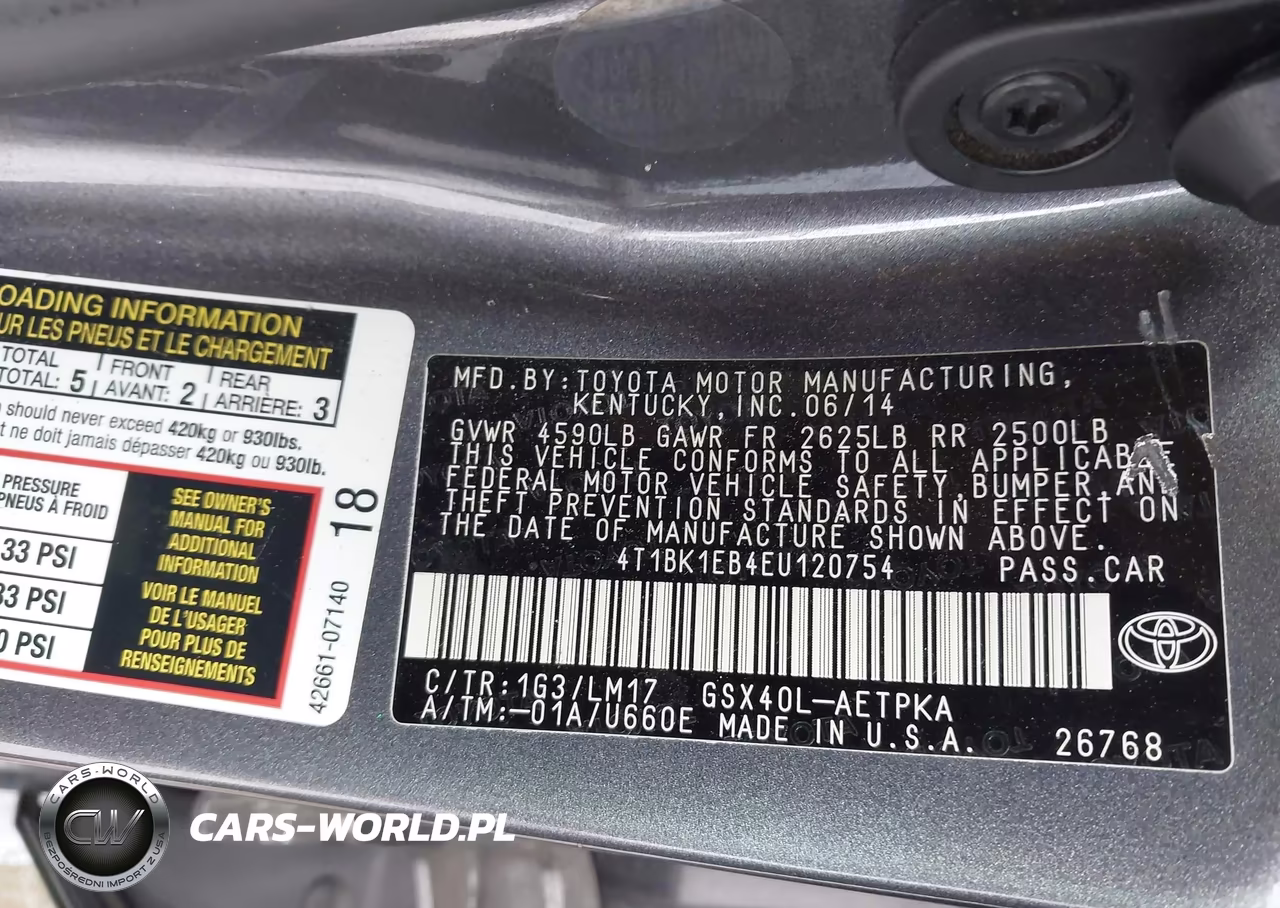 2014 Toyota Avalon Limited VIN:4T1BK1EB4EU120754 - 9