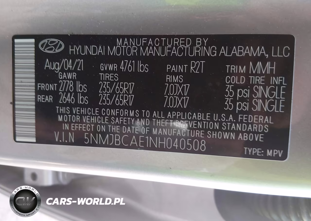 2022 Hyundai Tucson Sel VIN:5NMJBCAE1NH040508 - 9