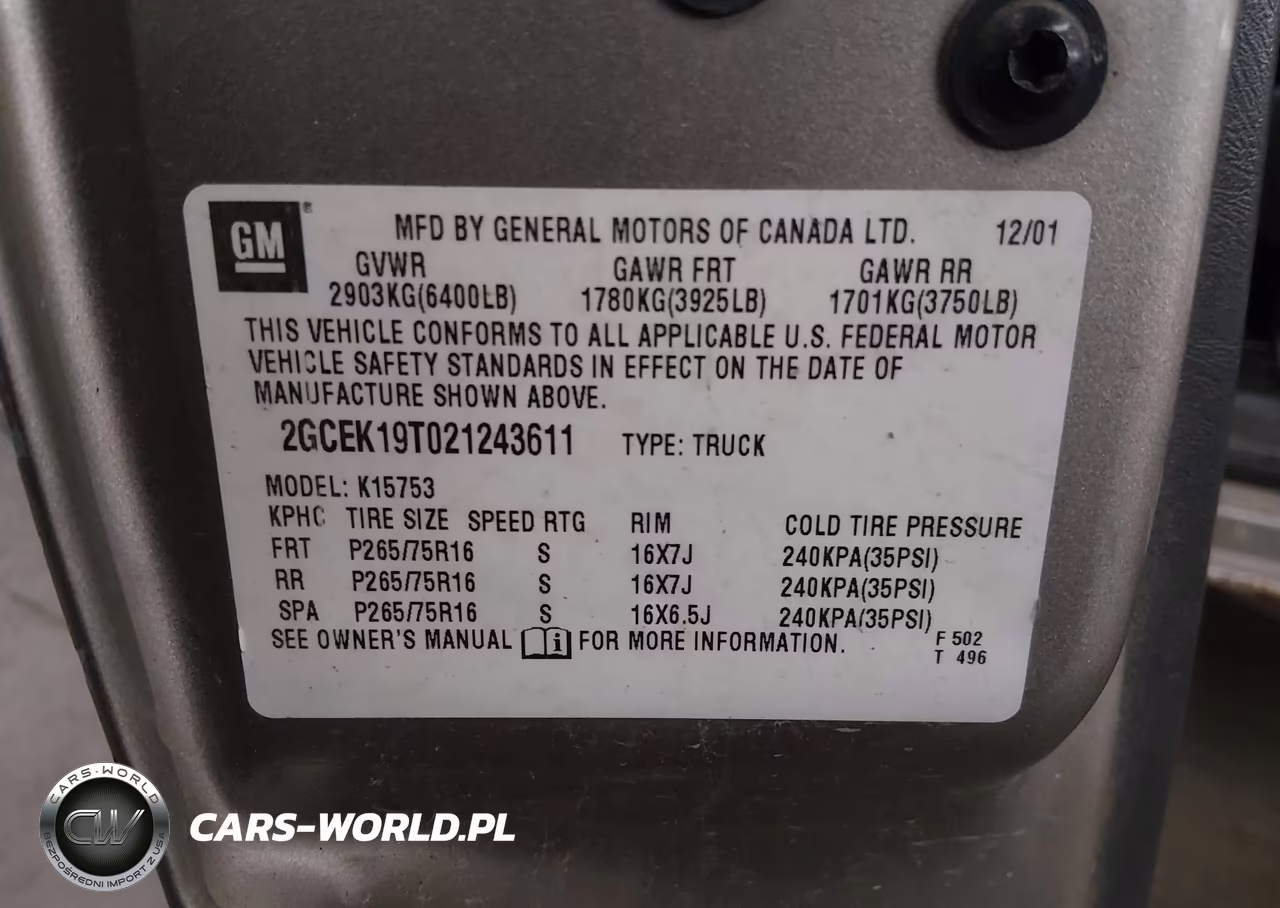 2002 Chevrolet Silverado 1500 Ls VIN:2GCEK19T021243611 - 9