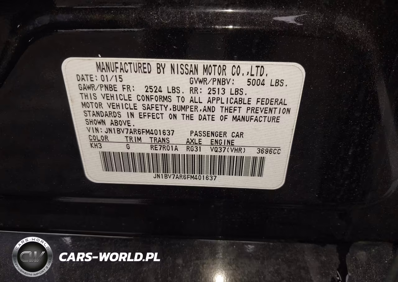 2015 Infiniti Q50 Premium VIN:JN1BV7AR6FM401637 - 9