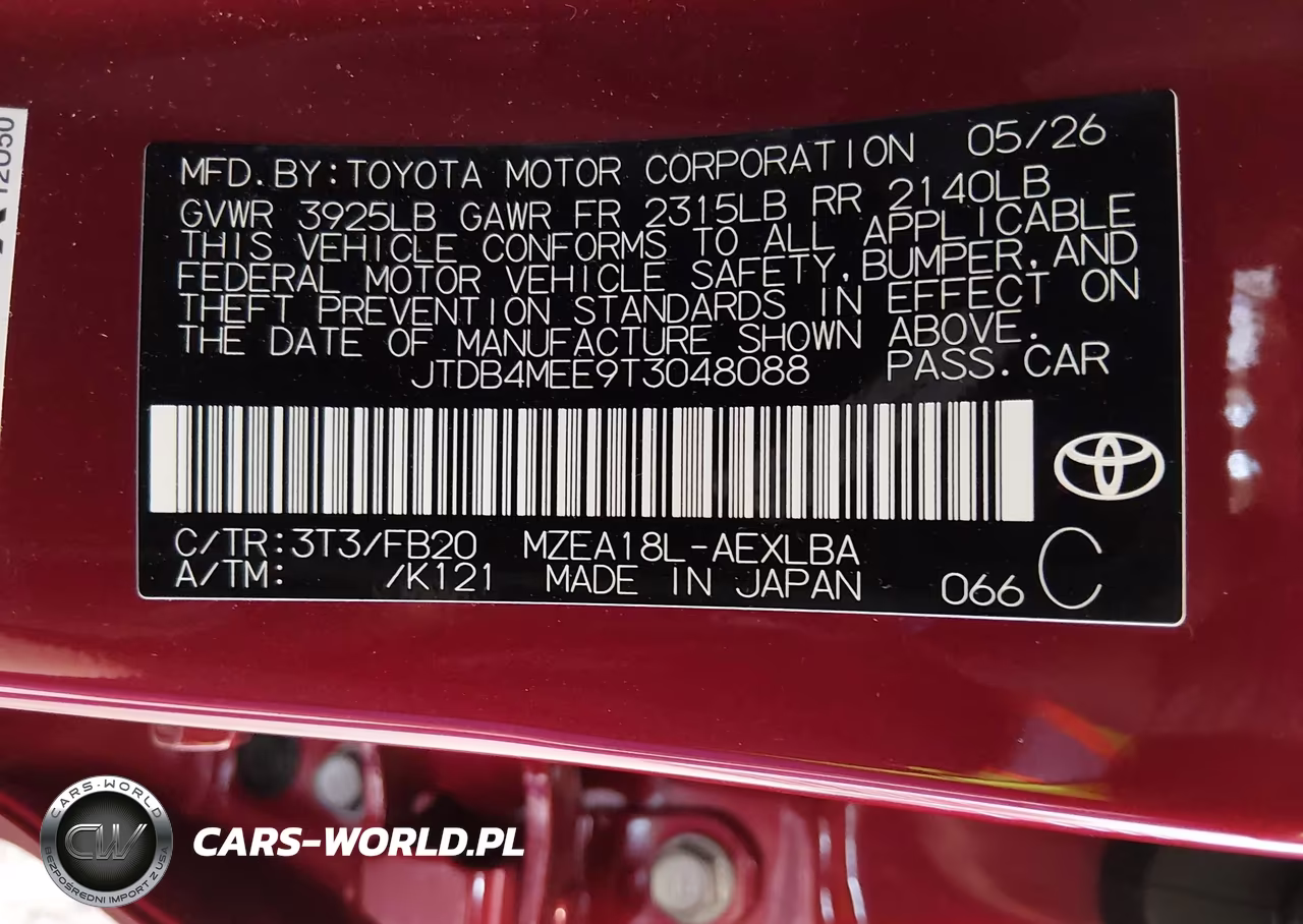 2026 Toyota Corolla Le VIN:JTDB4MEE9T3048088 - 9