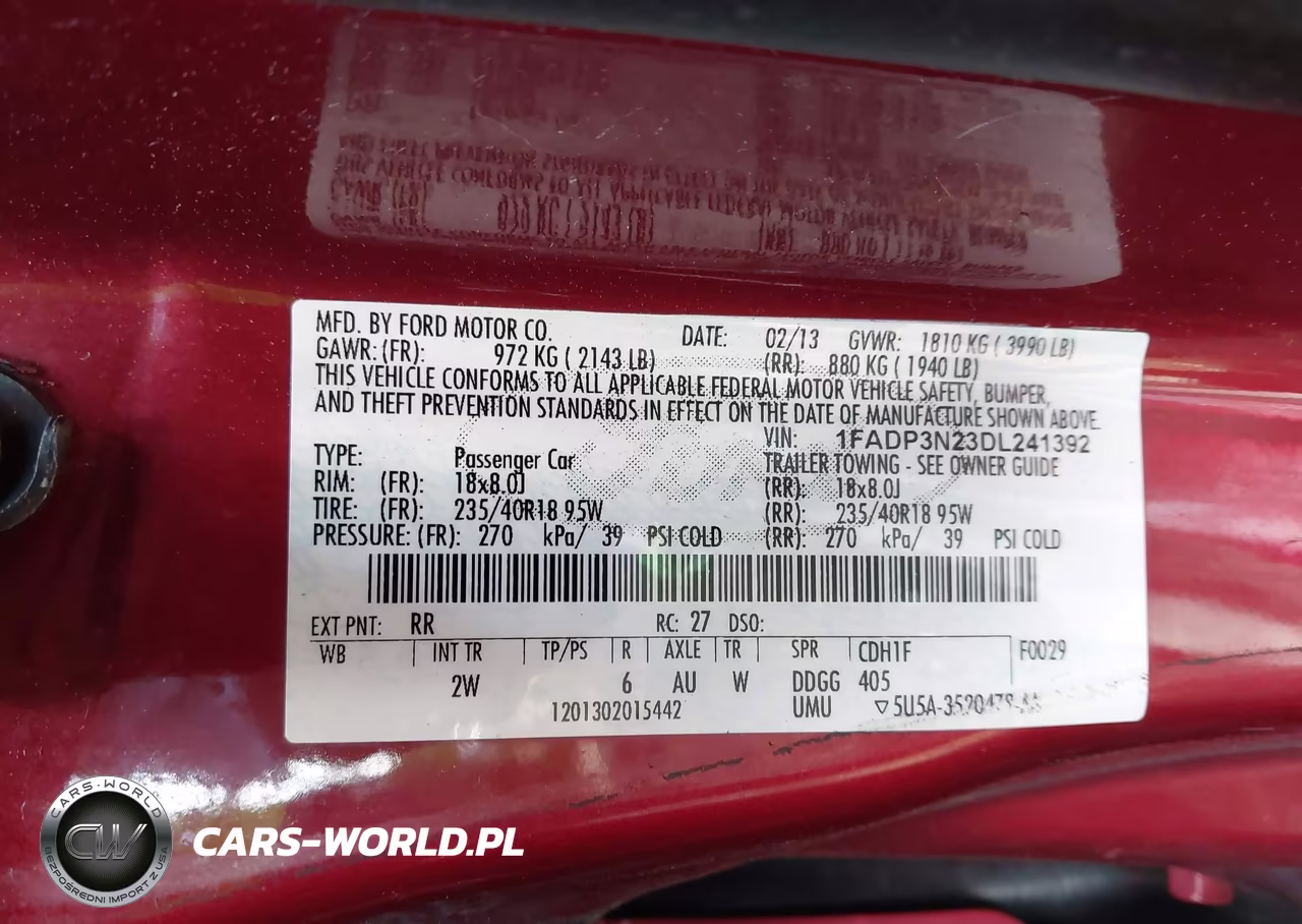 2013 Ford Focus Titanium VIN:1FADP3N23DL241392 - 9