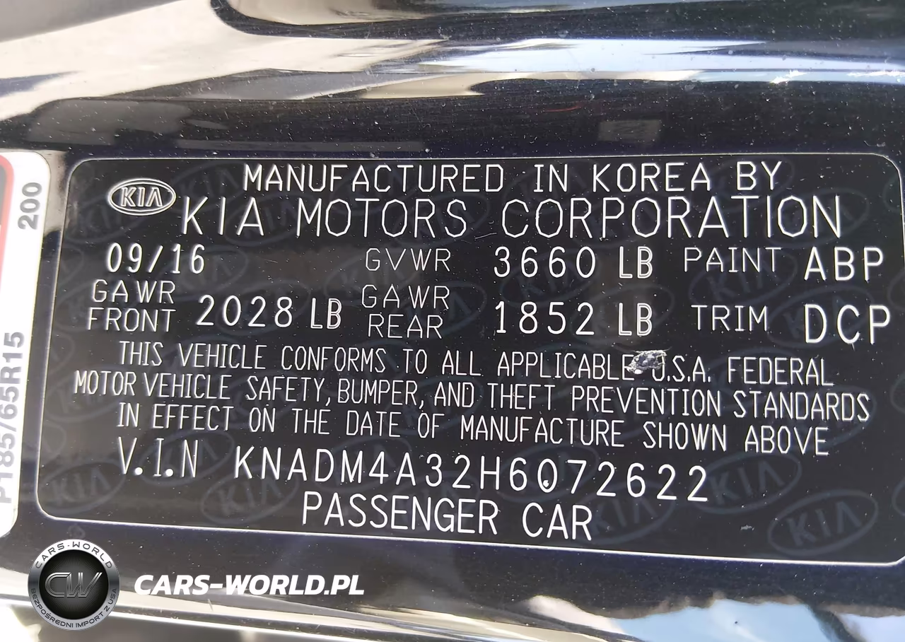 2017 Kia Rio Lx VIN:KNADM4A32H6072622 - 9