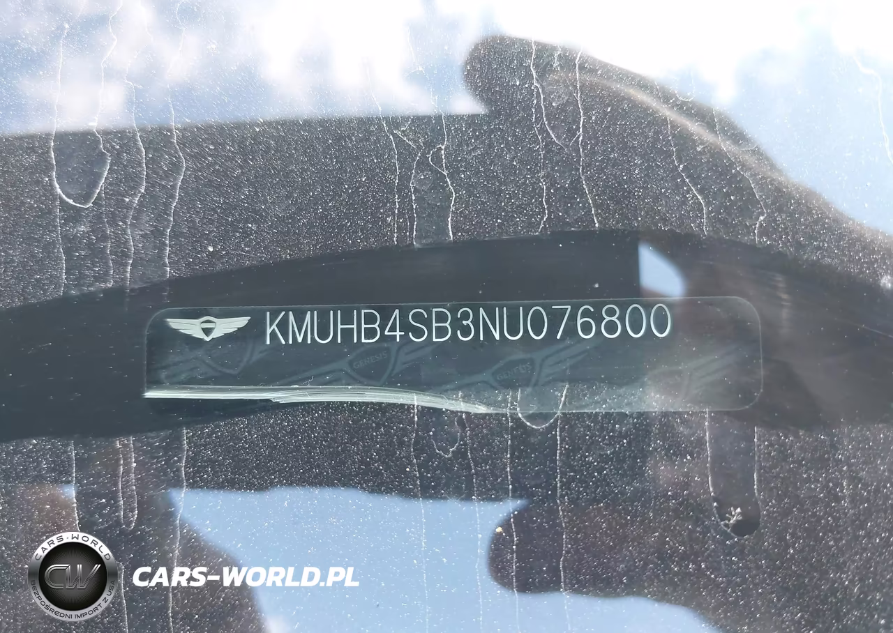 2022 Genesis Gv80 2.5T Rwd VIN:KMUHB4SB3NU076800 - 9