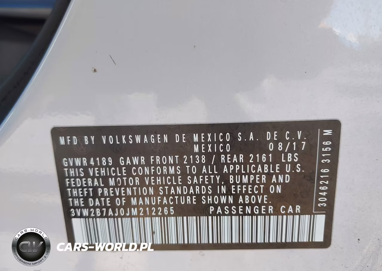 2018 Volkswagen Jetta 1.4T S VIN:3VW2B7AJ0JM212265 - 9