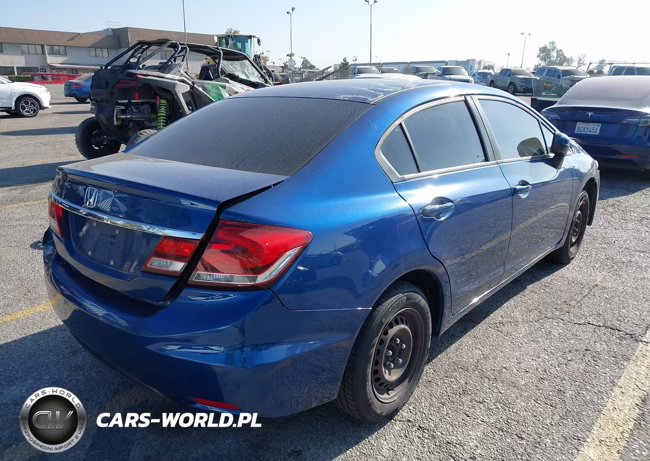 2014 Honda Civic Lx VIN:19XFB2F58EE204935 - 4