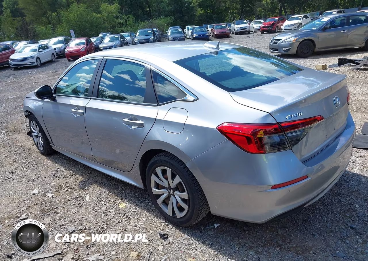 2022 Honda Civic Lx VIN:2HGFE2F20NH522454 - 3