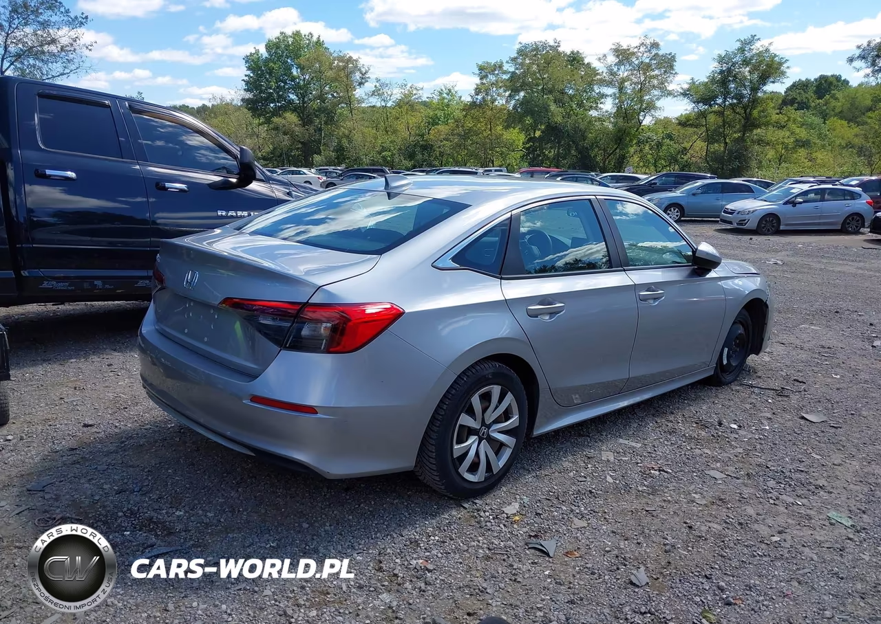 2022 Honda Civic Lx VIN:2HGFE2F20NH522454 - 4