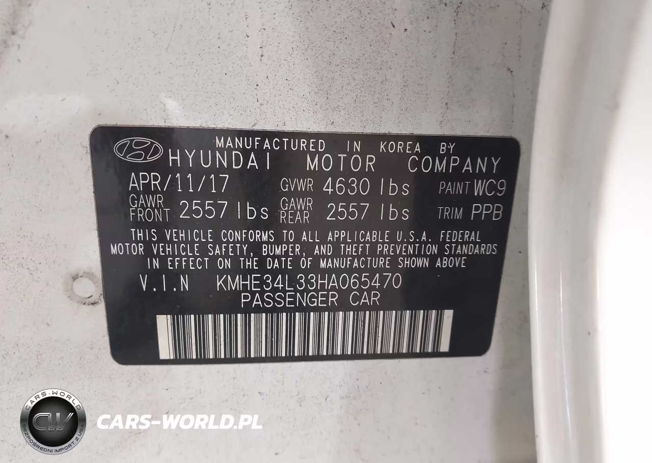 2017 Hyundai Sonata Hybrid Limited VIN:KMHE34L33HA065470 - 9