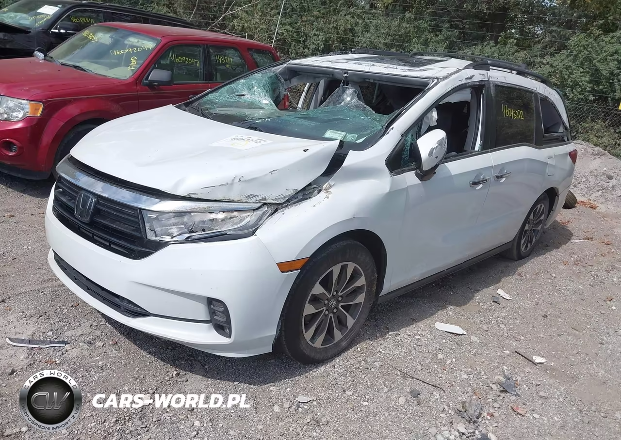 2022 Honda Odyssey Ex-L VIN:5FNRL6H70NB014136 - 2