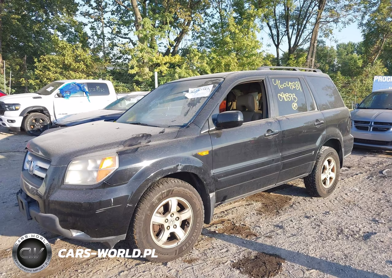 2007 Honda Pilot Ex-L VIN:5FNYF28647B040373 - 2