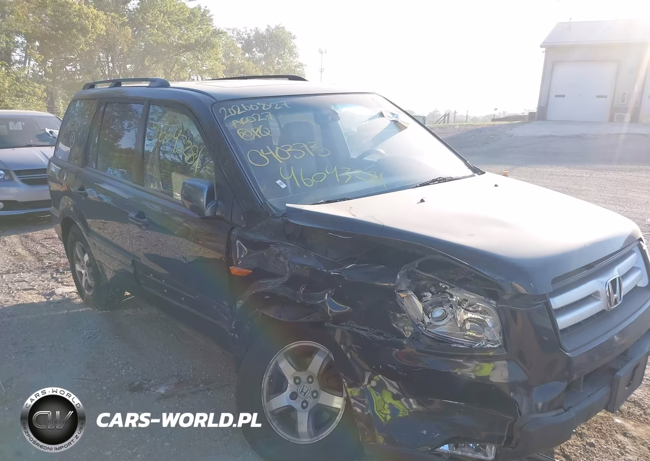 2007 Honda Pilot Ex-L VIN:5FNYF28647B040373 - 6