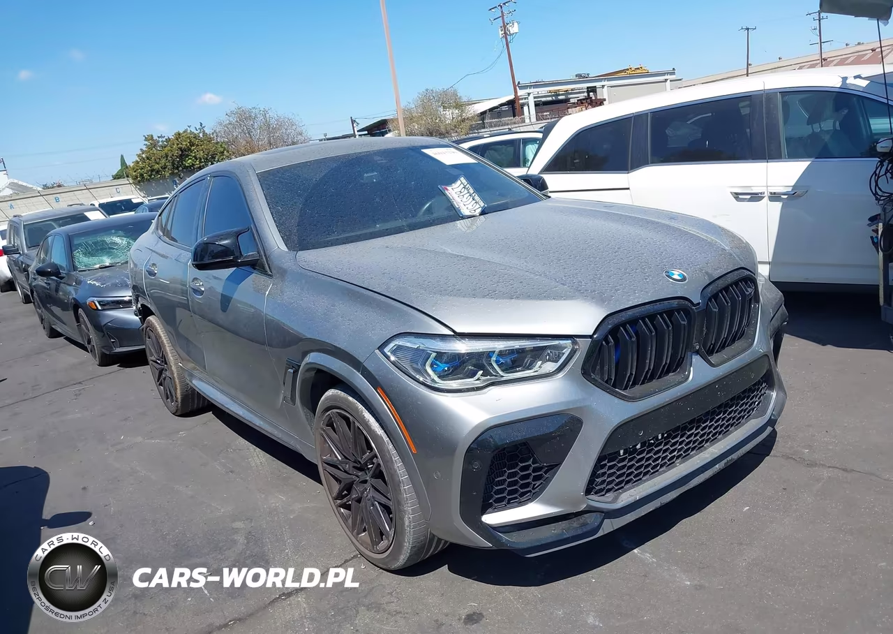 2021 BMW X6 M VIN:5YMCY0C07M9E19296 - 1